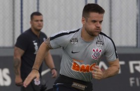 Ramiro no treinamento de hoje no CT Joaquim Grava