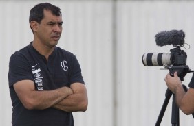 Treinador Fbio Carille ter pouco tempo para preparar a equipe para duelo de volta no Paulista