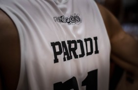 Destaque na camisa de Parodi, no jogo contra o Vasco, pelo NBB