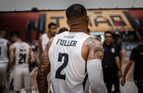 Fuller durante o jogo contra o Vasco pelo Novo Basquete Brasil