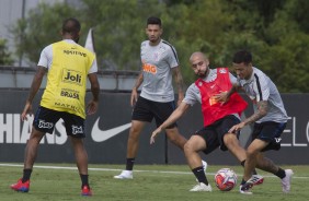 Jogadores finalizam preparação para duelo contra o Santos, pela semifinal do Paulista