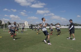 Corinthians treina para duelo contra o Santos, pela semifinal do Campeonato Paulista