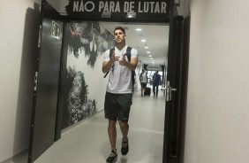 Danilo Avelar antes do clássico contra o Santos
