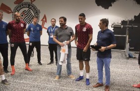 Ralf foi homenageado pelos 400 jogos antes de clássico contra o Santos