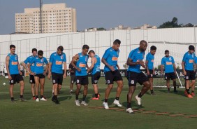 Mais da atividade inicial do treino do Corinthians