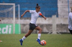 Grazy durante o jogo contra o Taubat, pelo Campeonato Paulista Feminino