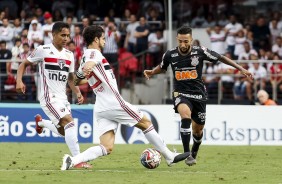 Clayson durante primeiro jogo da final contra o So Paulo, no Morumbi