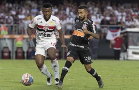 Clayson foi bem no jogo contra o So Paulo, pela final do Paulista 2019