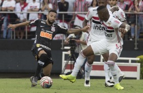 Clayson no jogo contra o So Paulo, pela final do Campeonato Paulista
