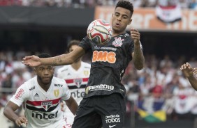 Gustavo durante duelo contra o So Paulo, no Morumbi, pela final do Paulisto 2019