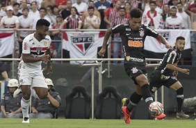 Jnior Urso saiu lesionado da partida contra o So Paulo, pela final do Paulisto