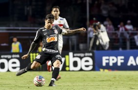 Lateral Fagner durante primeiro jogo da final contra o So Paulo, pelo Campeonato Paulista