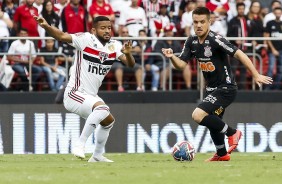 Ramiro atuando em partida contra o So Paulo, pela final do Paulisto 2019