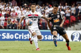 Richard durante primeiro jogo da final contra o So Paulo, no Morumbi, pelo Paulisto 2019