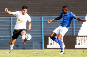 Caetano em partida contra o Cruzeiro, pela Copa do Brasil Sub-20