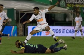 Sornoza em partida contra a Chapecoense, pela Copa do Brasil