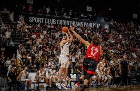 93 a 72 foi o placar final do jogo contra o Flamengo, pelo NBB, no Ginsio Wlamir Marques