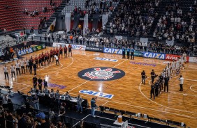 Ginsio Wlamir Marques lotado para jogo entre Corinthians e Flamengo, pelo NBB