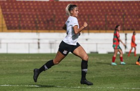 Giovanna no duelo contra a Portuguesa, pelo Campeonato Paulista Feminino