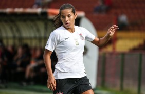 Millene no jogo contra a Portuguesa, pelo Campeonato Paulista Feminino