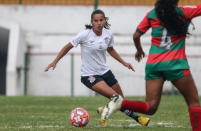 Millene no jogo contra a Portuguesa, pelo Campeonato Paulista Feminino