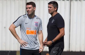 Boselli e Cuca no treino de hoje no CT