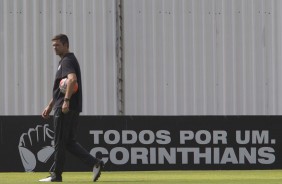 Cuca no treinamento de hoje no CT