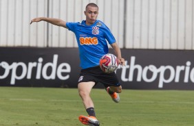 Lucas Piton no treino de hoje no CT