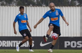 Rgis no treinamento de hoje no CT Joaquim Grava