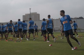 Timão se prepara para jogo contra o Santos, pelo Campeonato Paulista 2019
