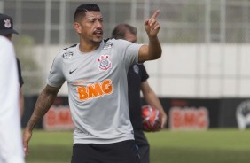 Volante Ralf no treinamento de hoje no CT Joaquim Grava