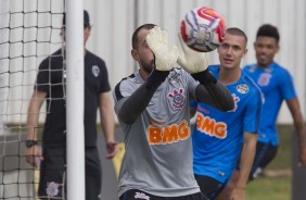 Walter treina no CT para duelo contra o Santos, pela semifinal do Paulisto