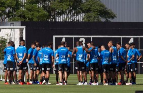 Time do Corinthians se prepara para encarar o So Paulo, na final do Paulisto