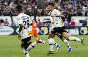 Avelar comemora seu gol contra o São Paulo, pela final do Campeonato Paulista 2019