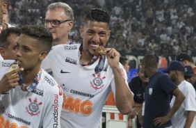 Pedrinho e Ralf com as medalhas de campeões paulistas 2019