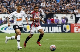 Ralf em jogada contra o São Paulo, na Arena Corinthians, pela final do Paulistão 2019