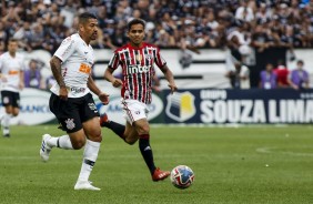 Volante Ralf no jogo contra o So Paulo, pela final do Paulisto, na Arena Corinthians