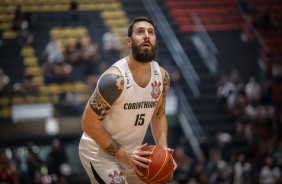 Aguiar na derrota para o Flamengo, pelo NBB