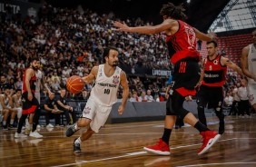 Gustavinho no jogo contra o Flamengo, pelo NBB