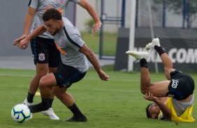 Andr Lus faz ltimo treino para jogo contra a Chapecoense