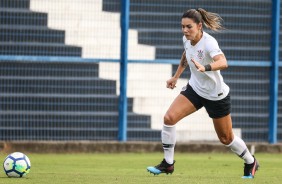 Gabri Zanotti durante jogo contra o So Jos, pelo Brasileiro Feminino