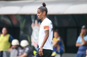 Gazi durante jogo contra o São José, pelo Brasileirão Feminino
