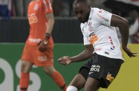 Manoel na partida contra a Chapecoense, pela Copa do Brasil, na Arena Corinthians