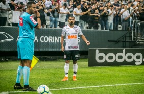 Sornoza em partida contra a Chapecoense, pela Copa do Brasil, na Arena Corinthians