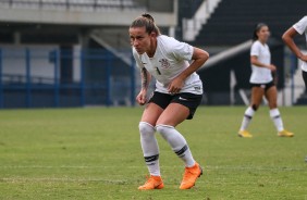 Cacau em partida contra o So Jos, pelo Brasileiro Feminino