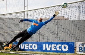 Filipe no treino desta sexta-feira no CT Joaquim Grava