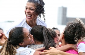 Paulinha atuando contra o São José, pelo Brasileirão Feminino