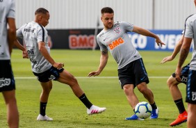 Ramiro no treino desta sexta-feira no CT Joaquim Grava