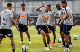 Timo treino no CT Joaquim Grava na tarde desta sexta-feira