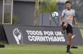 Urso no treino de reapresentao do Corinthians aps derrota para o Bahia